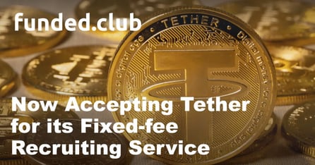 funded.club adds tether to its payment roster enabling recruitment from 3,900 usdt per hire